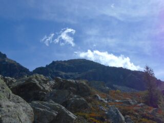 La Punta Golai dai pressi dei Laghi Verdi