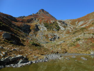 La Punta delle Serene dal laghetto del Crot
