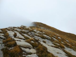 Calcare e nebbia. La dorsale NW