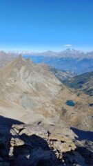 Mont Rafrey e lago Mezove. Sullo sfondo il Grand Combin