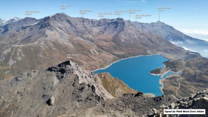 Dalla cima. Panorama a 360° da urlo di ...Tarzan. 