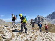 Sulla cresta del Soubeyran con vento teso