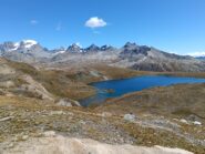 lago Rosset con il  Gran Paradiso sulla sx