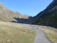 Vallone di Vallanta durante la salita 