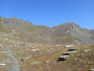 Verso il Passo Losetta e la cima 
