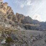 Dal sentiero verso l'attacco