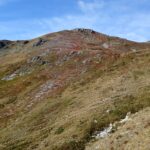 Il Monte La Vigna (m.2935) durante la salita al Colle Reisassetto 