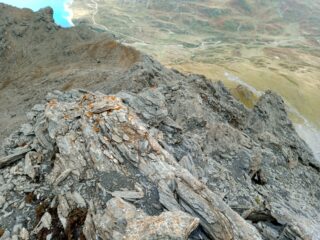 a metà della cresta