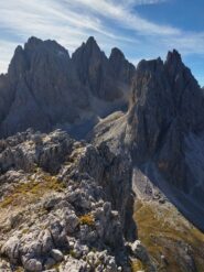 Vista sui Cadini dalla cima