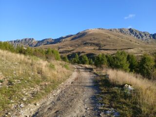 Il Monte Antoroto (m.2149) durante la salita 