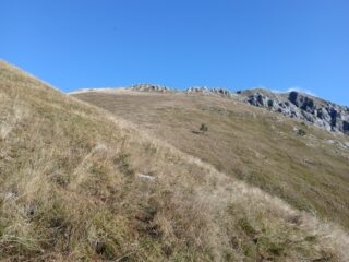 Parte superiore della salita.