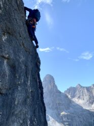 Traverso di L2 con vista Crozzon