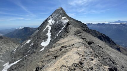 Cresta finale prima della cima