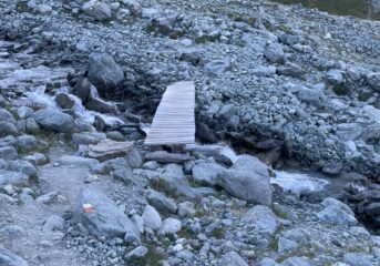passerella dopo il rifugio