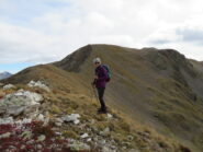 nella parte iniziale della lunga cresta