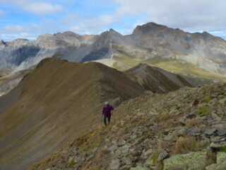 verso la fine della cresta