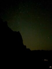 la cresta sotto le stelle