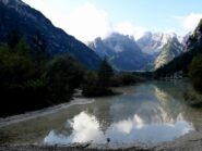 Il Gruppo del Cristallo si specchia nel Lago.