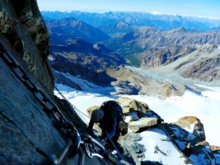 Sul traverso finale del tratto attrezzato