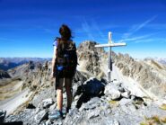 In cima, veduta sull'Oronaye 