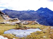 Dopo il Lago delle Rocce con il Granpa sullo sfondo.