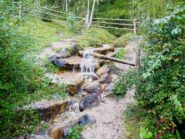 Il luogo indicato come Sorgenti della Drava.