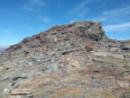 verso la cima dopo la zona di pietre del colle