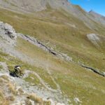 Sentiero parte alta interrotto dalle frane