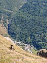 Tratti molto aerei sopra Rochemolles