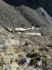 Facili roccette prima del bivacco