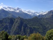 Santa Cristina, Ovarda, Bessanese, Mondrone, ecc. dai prati di Blinant, quota 1310 m.
