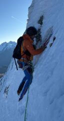 Sosta prima del tiro per sbucare fuori dalla parete