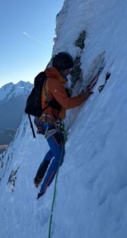 Sosta prima del tiro per sbucare fuori dalla parete