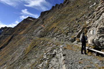 Inizio sentiero degli alpini 