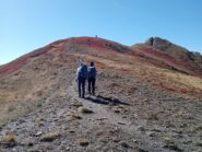 sul costone verso la cima