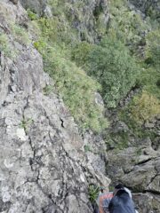 Io sul traverso di L5