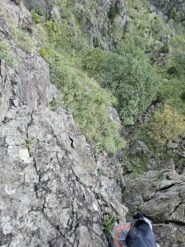 Io sul traverso di L5