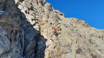 Riky e Simo in discesa