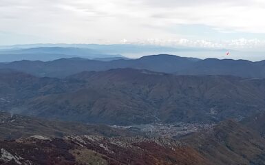 vista verso Garessio e il Golfo di Genova