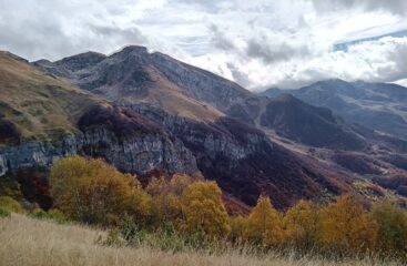Monte Jurin ,scendendo nel Vallone Almellina