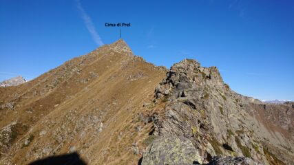 La cresta da seguire