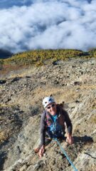 Secondo tiro, verticale ma ben scalinato.