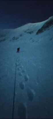 tracciano il ghiacciaio superiore