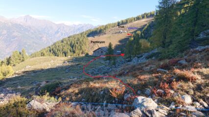 Il sentiero per Alpe di Truc