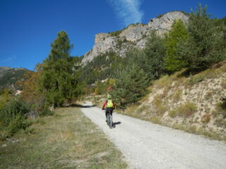 salita verso il Col de la Pousterle