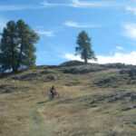 sentiero per la sommità di Les Tetes