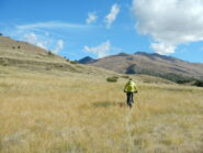 tratto con sentiero poco evidente