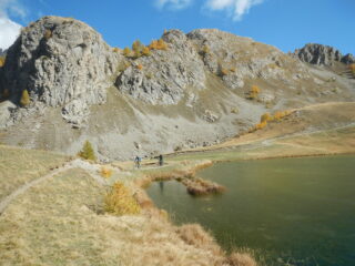 sul sentiero in direzione del Col de Moussiére