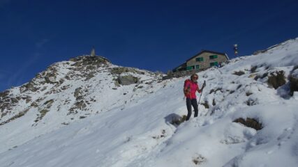 In vista di rifugio e punta