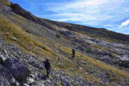 Salendo verso la cresta Sud del Mongioie